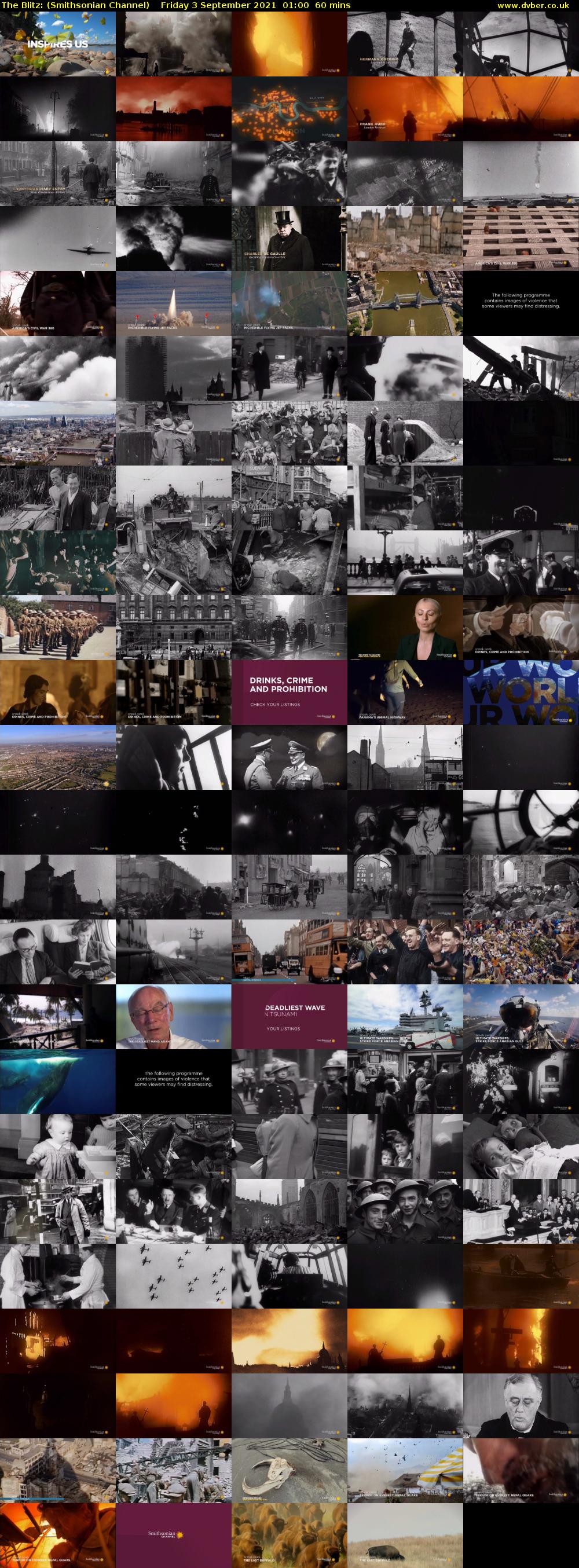 The Blitz: (Smithsonian Channel) Friday 3 September 2021 02:00 - 03:00