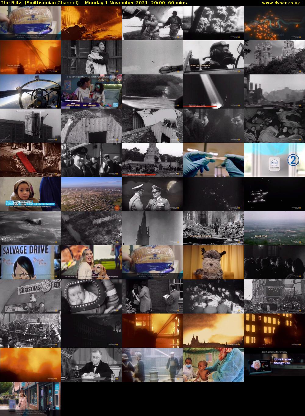 The Blitz: (Smithsonian Channel) Monday 1 November 2021 20:00 - 21:00
