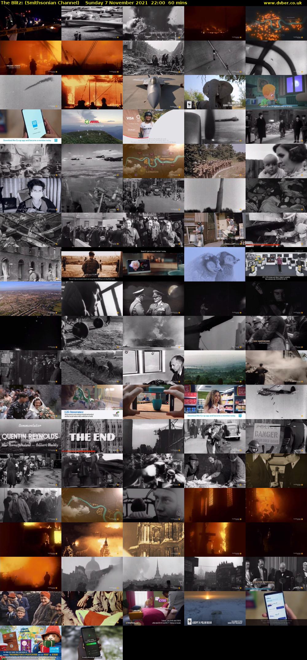 The Blitz: (Smithsonian Channel) Sunday 7 November 2021 22:00 - 23:00