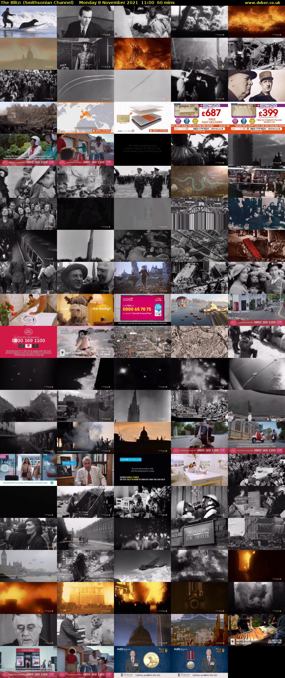 The Blitz: (Smithsonian Channel) Monday 8 November 2021 11:00 - 12:00