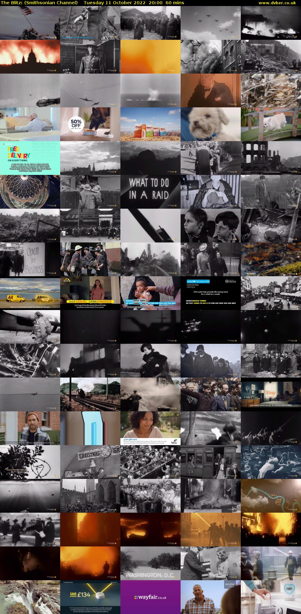 The Blitz: (Smithsonian Channel) Tuesday 11 October 2022 20:00 - 21:00
