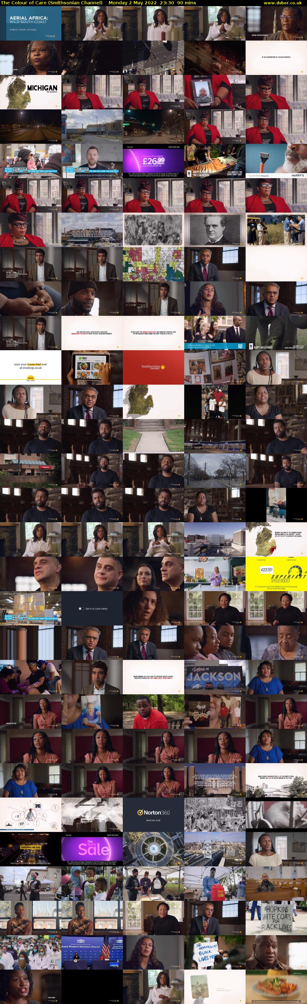 The Colour of Care (Smithsonian Channel) Monday 2 May 2022 23:30 - 01:00