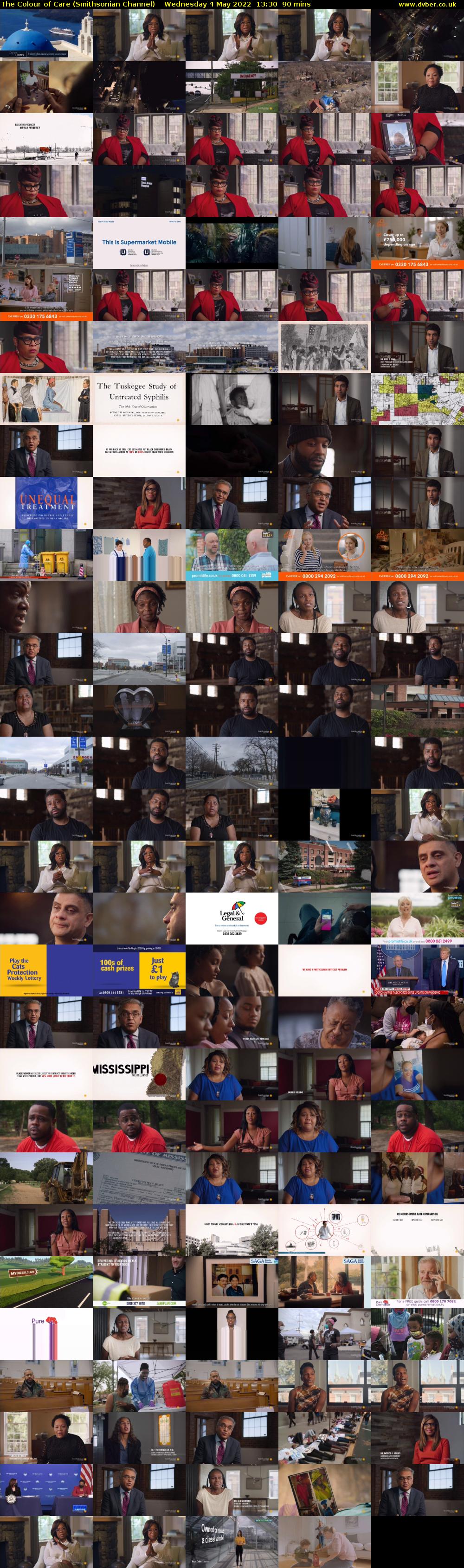 The Colour of Care (Smithsonian Channel) Wednesday 4 May 2022 13:30 - 15:00