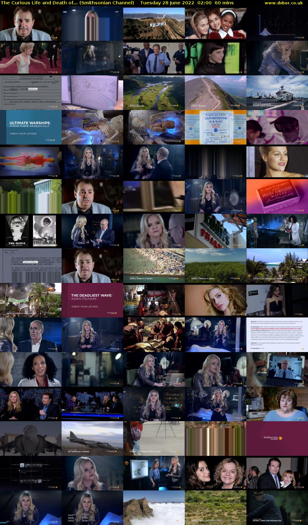 The Curious Life and Death of... (Smithsonian Channel) Tuesday 28 June 2022 02:00 - 03:00