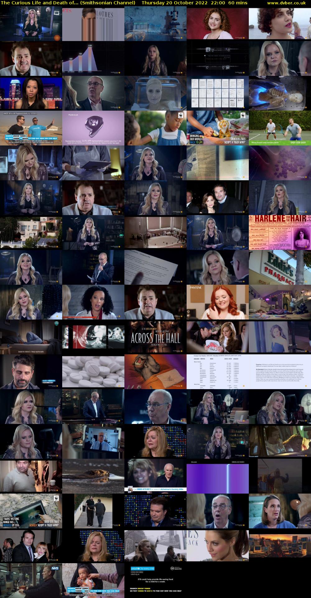 The Curious Life and Death of... (Smithsonian Channel) Thursday 20 October 2022 22:00 - 23:00