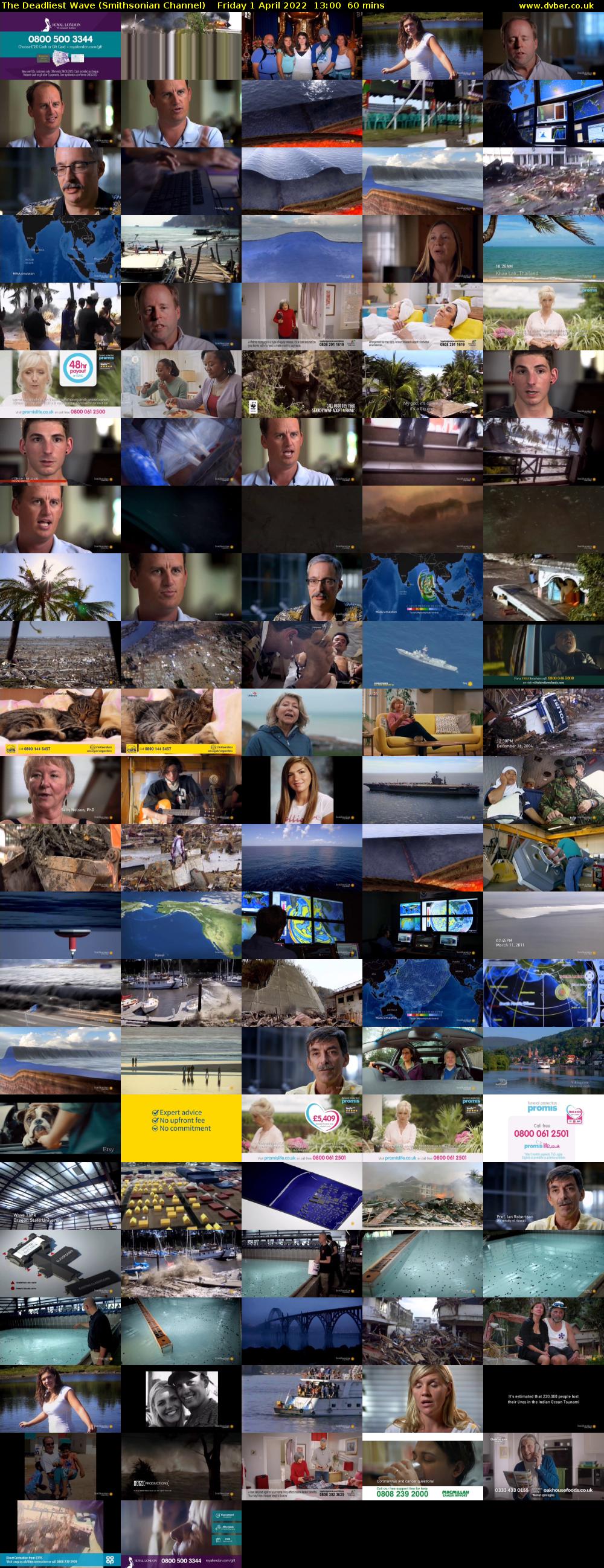 The Deadliest Wave (Smithsonian Channel) Friday 1 April 2022 13:00 - 14:00