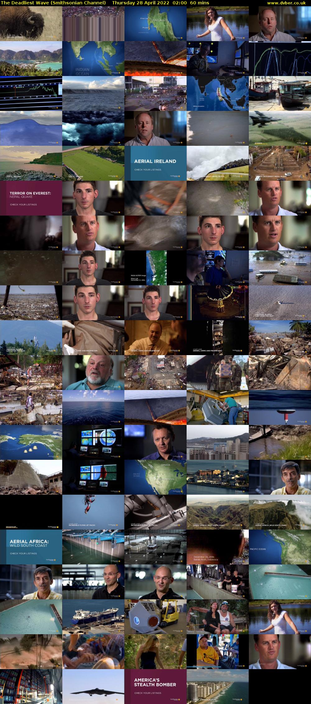 The Deadliest Wave (Smithsonian Channel) Thursday 28 April 2022 02:00 - 03:00