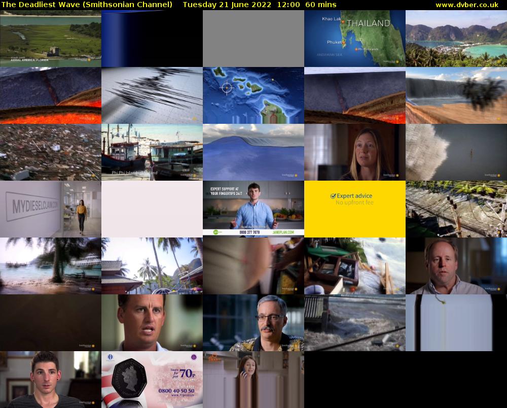 The Deadliest Wave (Smithsonian Channel) Tuesday 21 June 2022 12:00 - 13:00