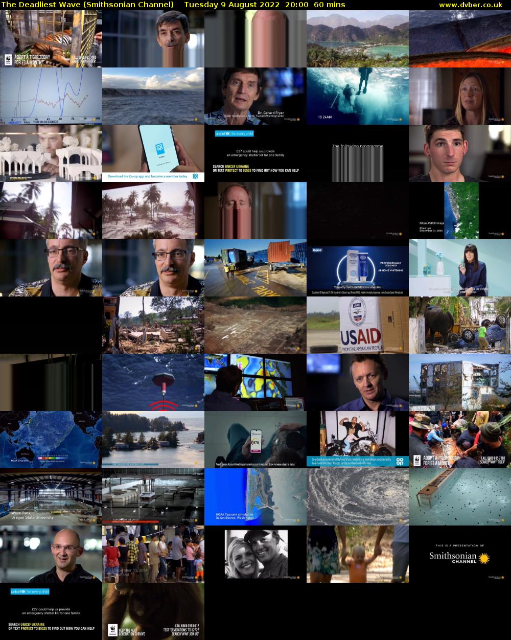 The Deadliest Wave (Smithsonian Channel) Tuesday 9 August 2022 20:00 - 21:00