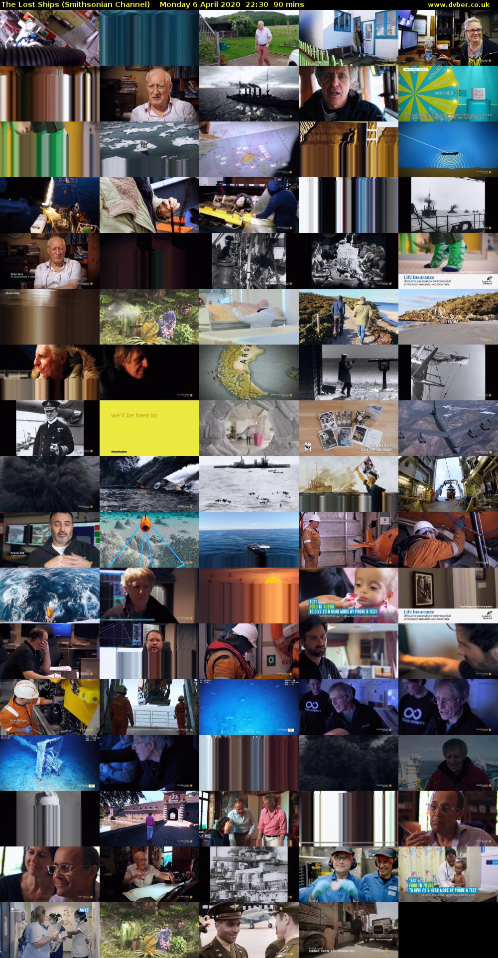The Lost Ships (Smithsonian Channel) Monday 6 April 2020 22:30 - 00:00