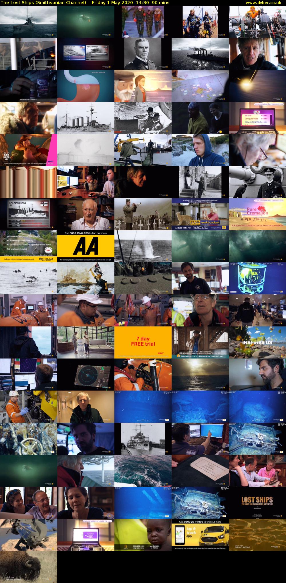 The Lost Ships (Smithsonian Channel) Friday 1 May 2020 14:30 - 16:00