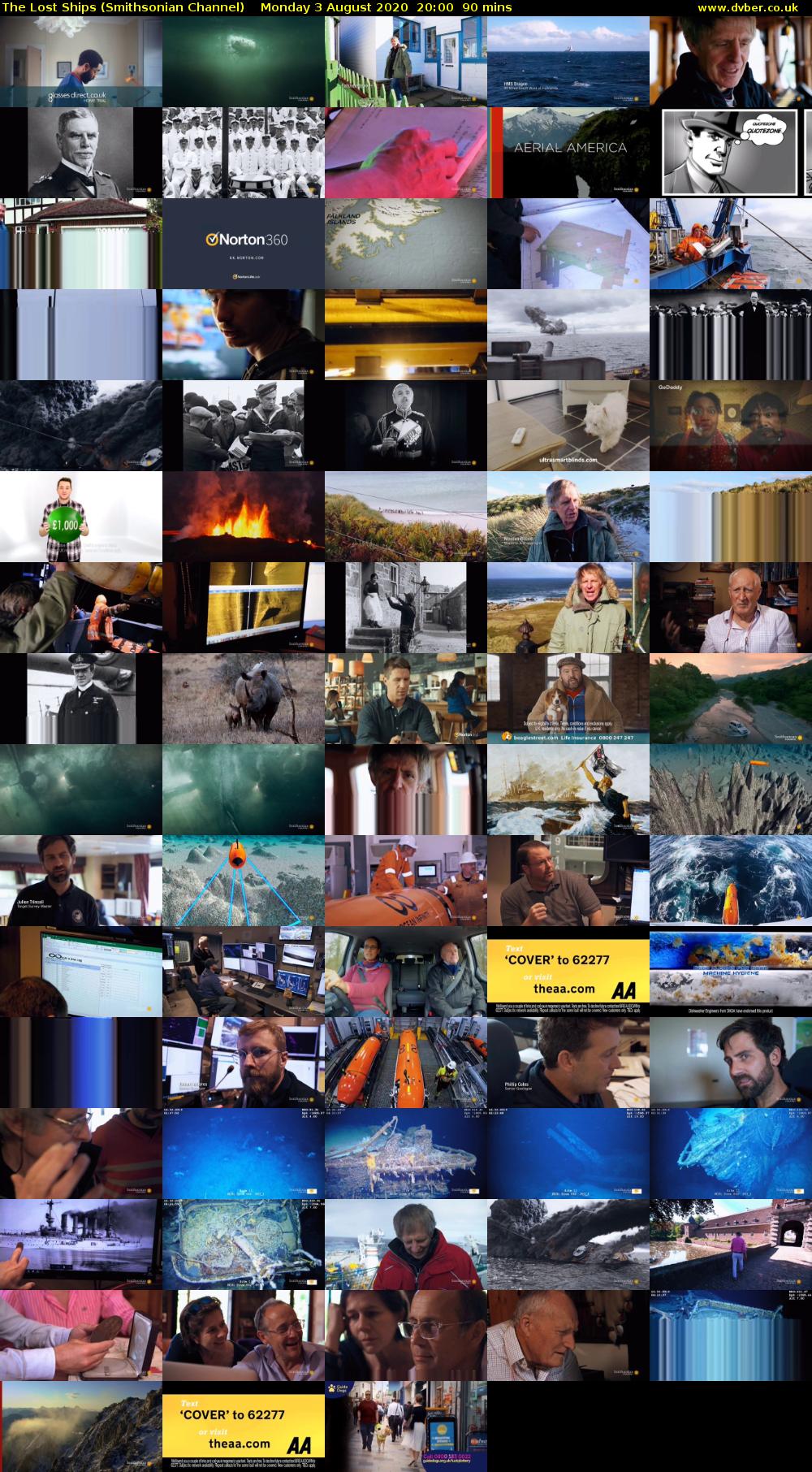 The Lost Ships (Smithsonian Channel) Monday 3 August 2020 20:00 - 21:30