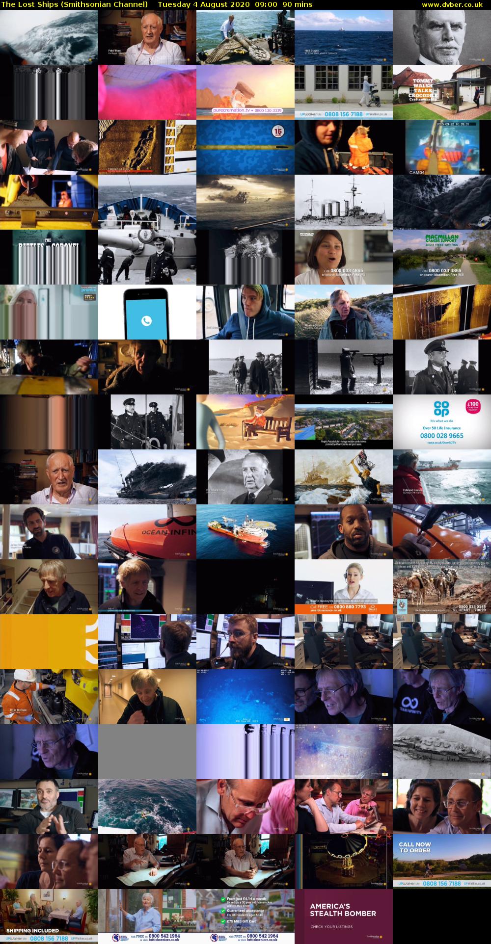 The Lost Ships (Smithsonian Channel) Tuesday 4 August 2020 09:00 - 10:30