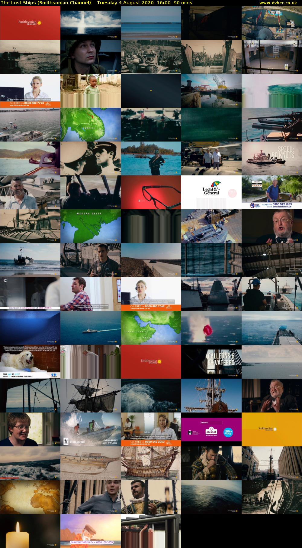 The Lost Ships (Smithsonian Channel) Tuesday 4 August 2020 16:00 - 17:30