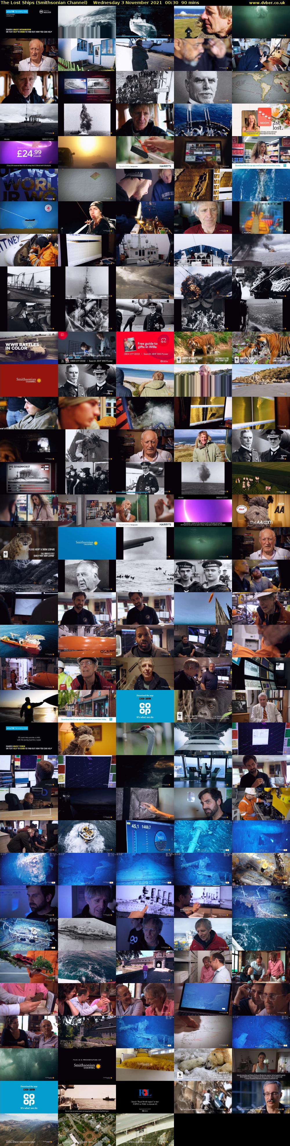 The Lost Ships (Smithsonian Channel) Wednesday 3 November 2021 00:30 - 02:00