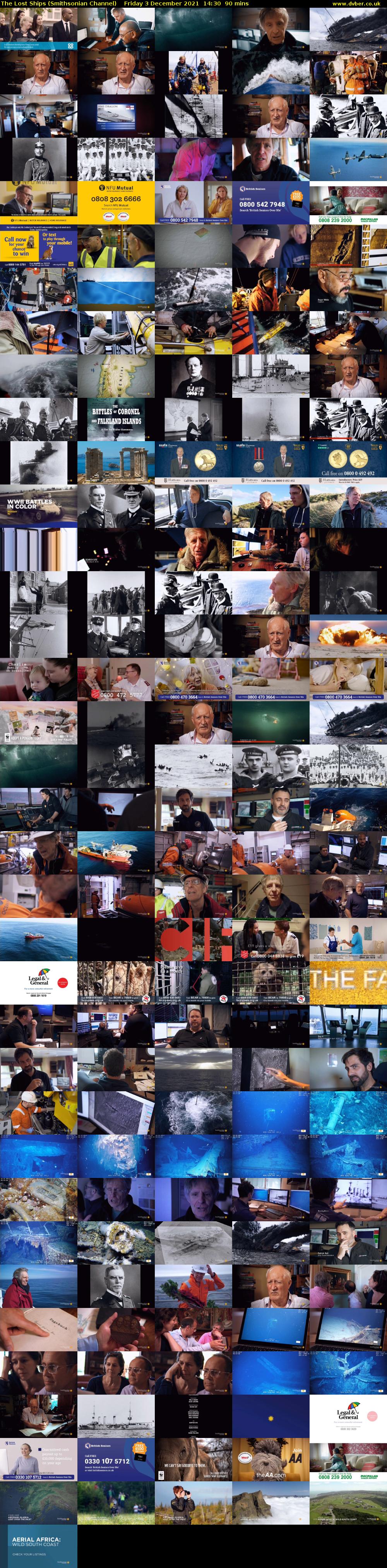 The Lost Ships (Smithsonian Channel) Friday 3 December 2021 14:30 - 16:00