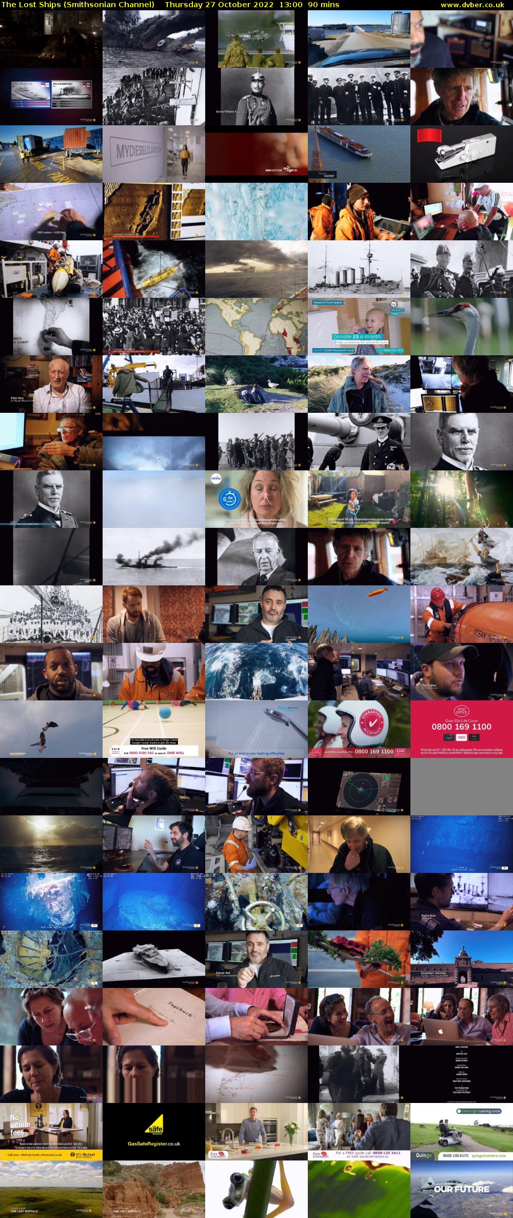The Lost Ships (Smithsonian Channel) Thursday 27 October 2022 13:00 - 14:30