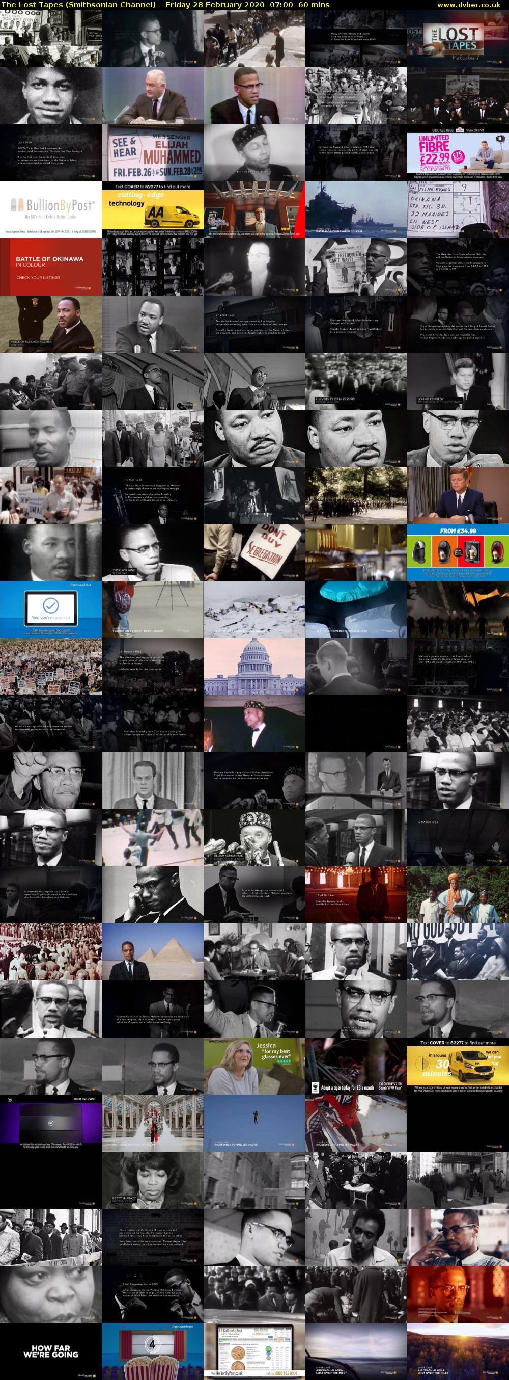 The Lost Tapes (Smithsonian Channel) Friday 28 February 2020 07:00 - 08:00