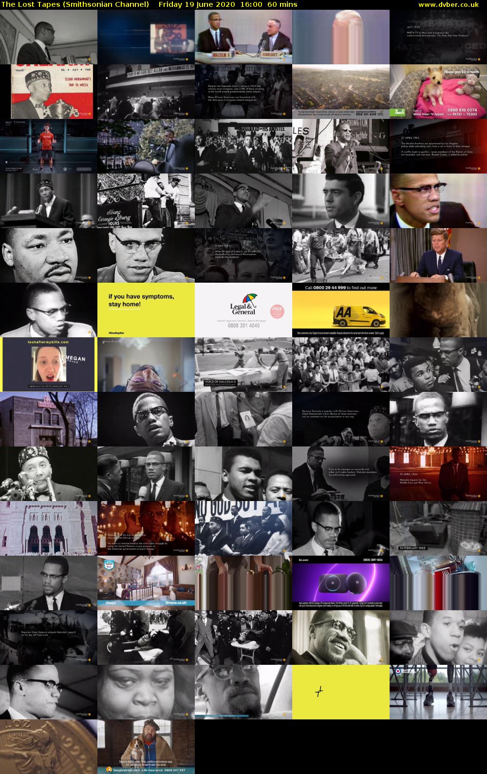 The Lost Tapes (Smithsonian Channel) Friday 19 June 2020 16:00 - 17:00