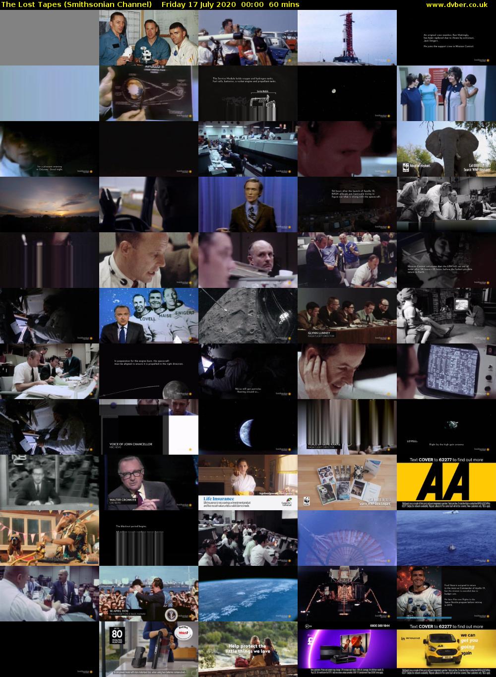 The Lost Tapes (Smithsonian Channel) Friday 17 July 2020 00:00 - 01:00