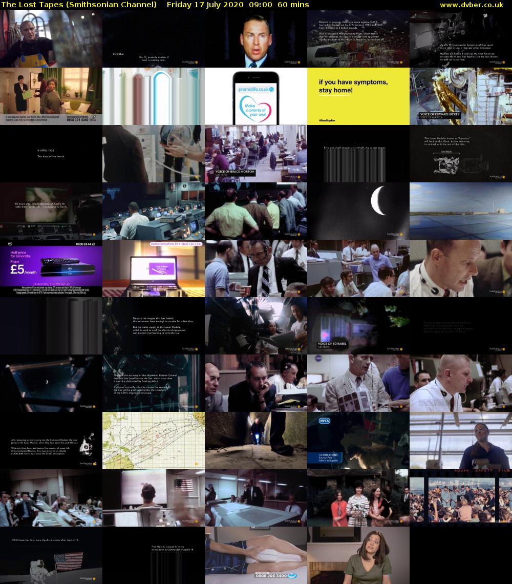 The Lost Tapes (Smithsonian Channel) Friday 17 July 2020 09:00 - 10:00