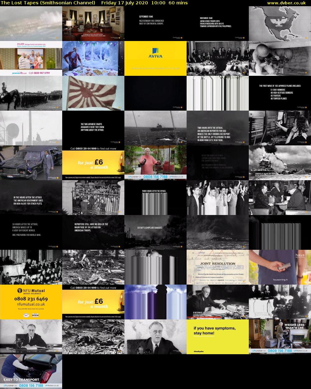 The Lost Tapes (Smithsonian Channel) Friday 17 July 2020 10:00 - 11:00