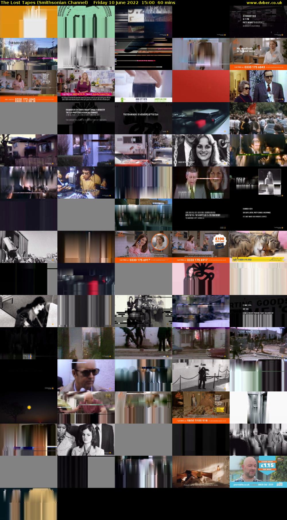 The Lost Tapes (Smithsonian Channel) Friday 10 June 2022 15:00 - 16:00
