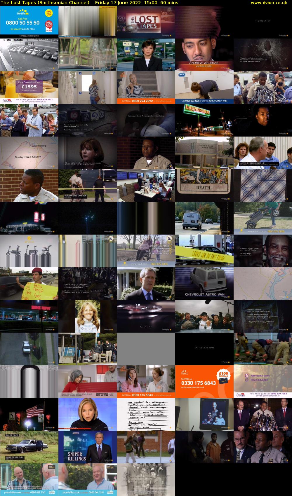 The Lost Tapes (Smithsonian Channel) Friday 17 June 2022 15:00 - 16:00