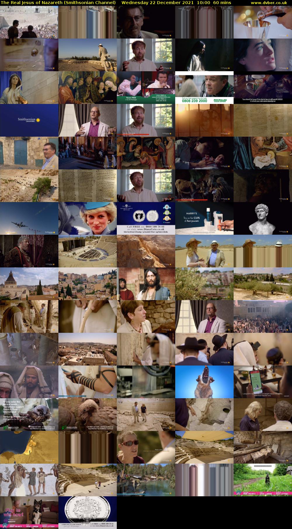 The Real Jesus of Nazareth (Smithsonian Channel) Wednesday 22 December 2021 10:00 - 11:00