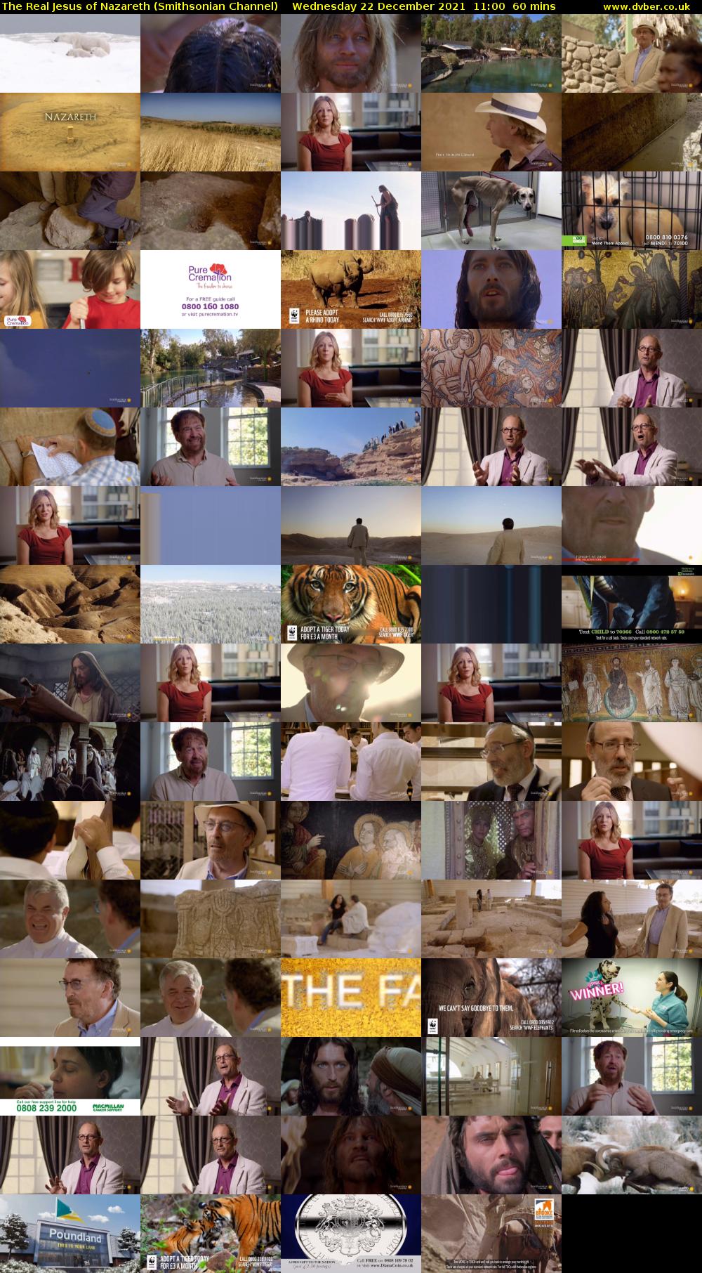 The Real Jesus of Nazareth (Smithsonian Channel) Wednesday 22 December 2021 11:00 - 12:00