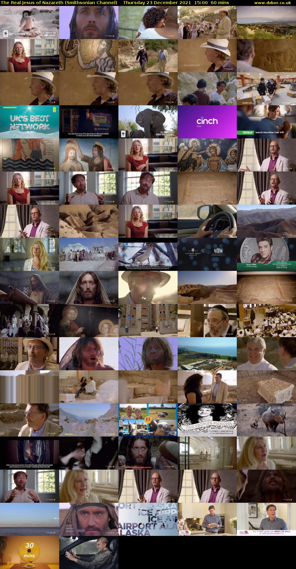 The Real Jesus of Nazareth (Smithsonian Channel) Thursday 23 December 2021 15:00 - 16:00
