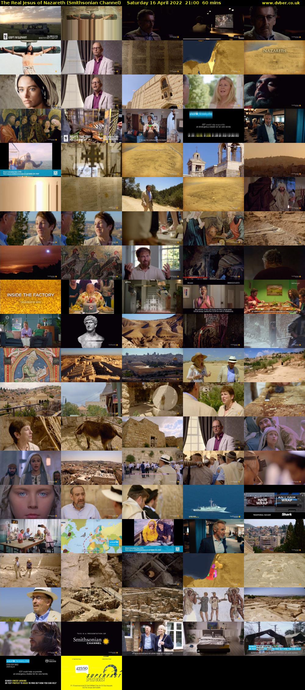 The Real Jesus of Nazareth (Smithsonian Channel) Saturday 16 April 2022 21:00 - 22:00