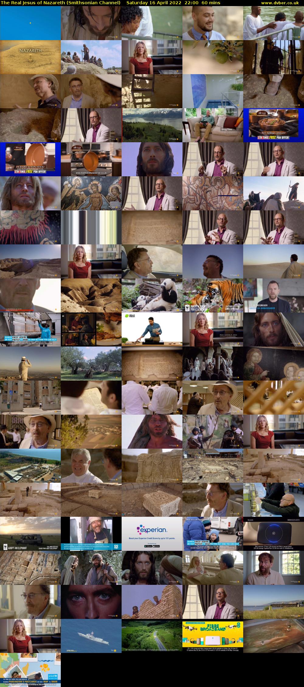 The Real Jesus of Nazareth (Smithsonian Channel) Saturday 16 April 2022 22:00 - 23:00