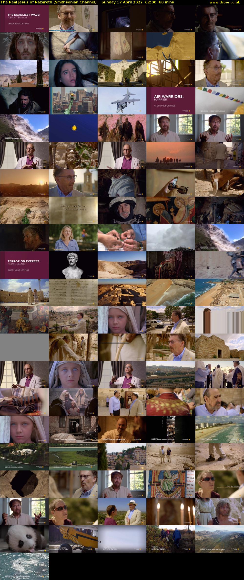 The Real Jesus of Nazareth (Smithsonian Channel) Sunday 17 April 2022 02:00 - 03:00
