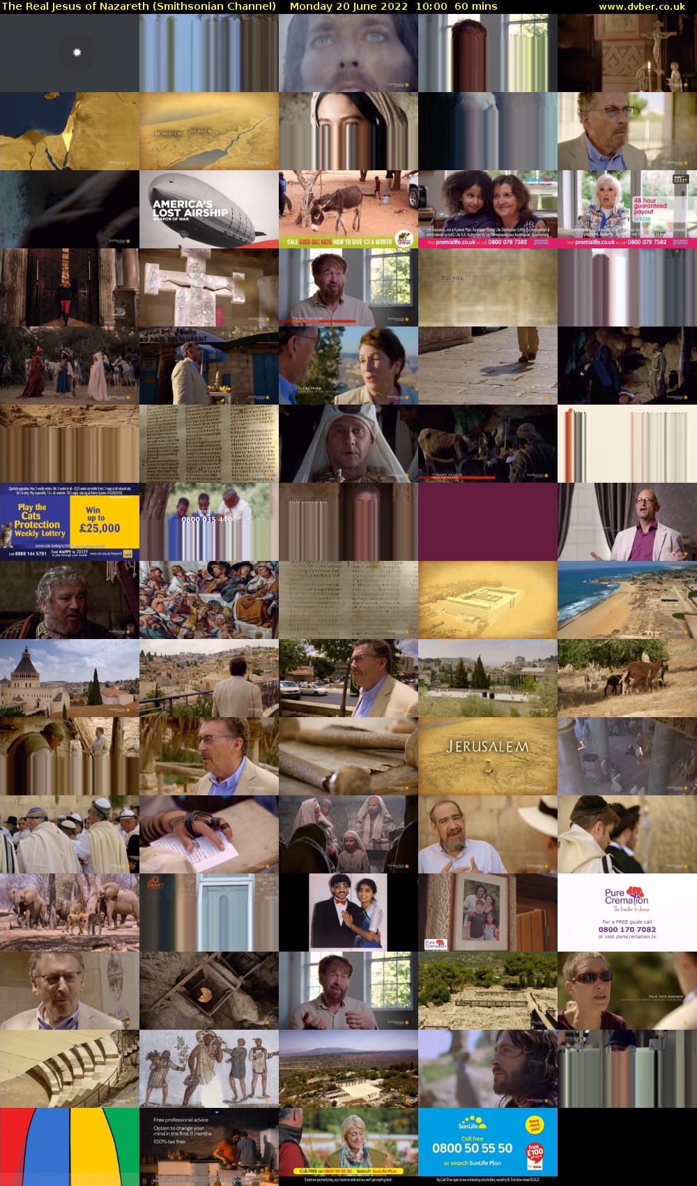 The Real Jesus of Nazareth (Smithsonian Channel) Monday 20 June 2022 10:00 - 11:00