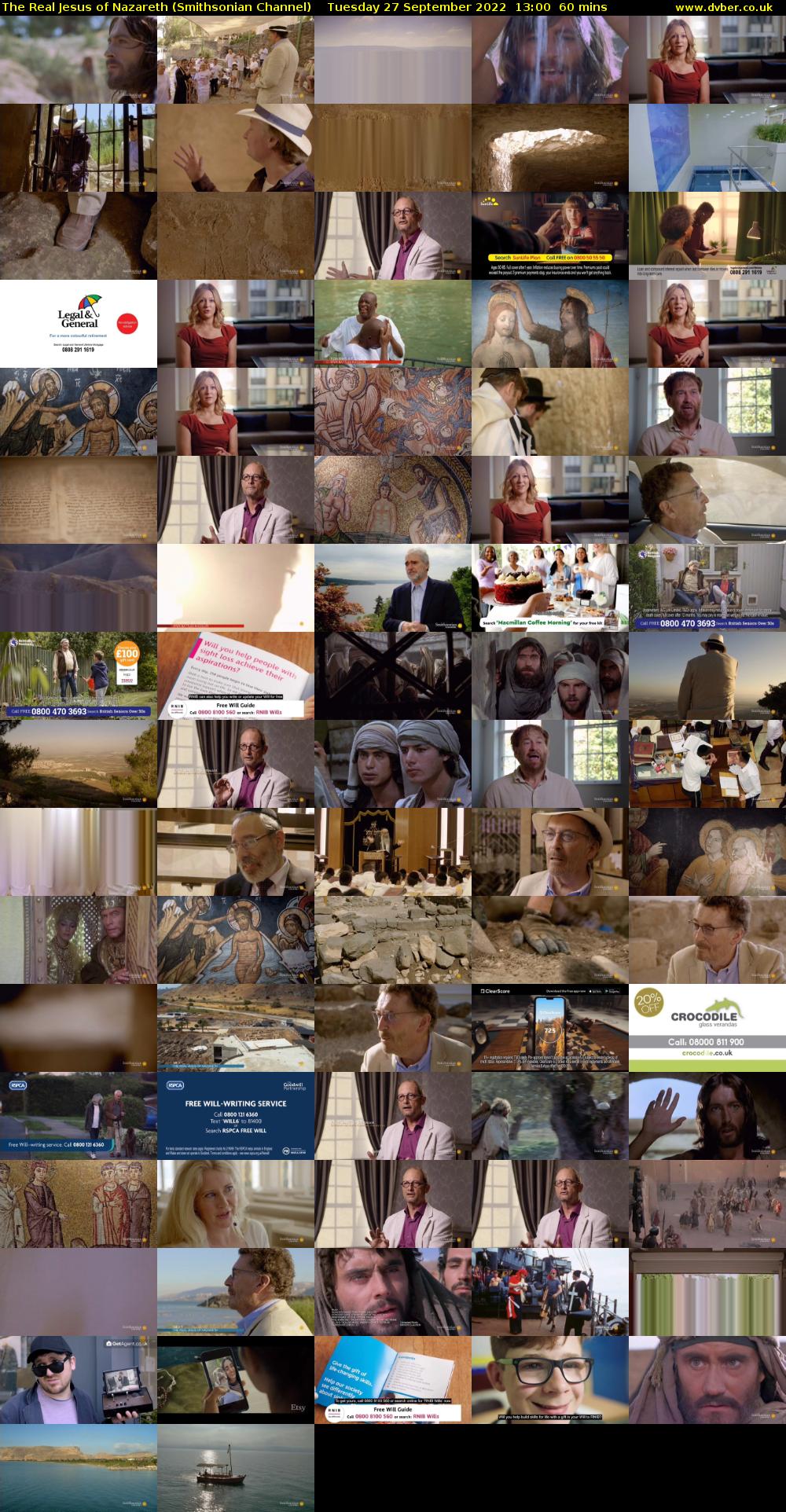The Real Jesus of Nazareth (Smithsonian Channel) Tuesday 27 September 2022 13:00 - 14:00