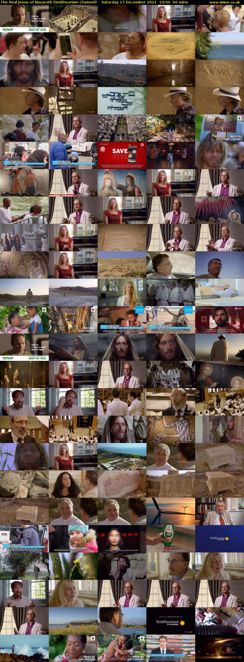 The Real Jesus of Nazareth (Smithsonian Channel) Saturday 17 December 2022 19:00 - 20:00
