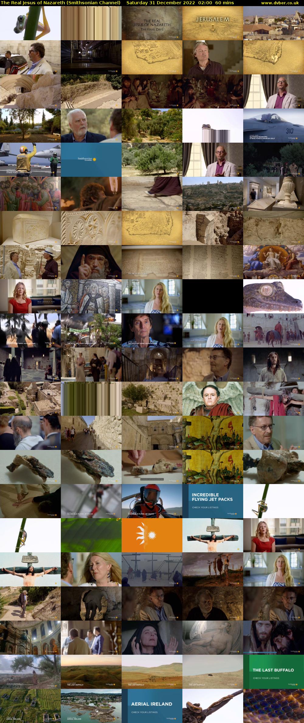 The Real Jesus of Nazareth (Smithsonian Channel) Saturday 31 December 2022 02:00 - 03:00