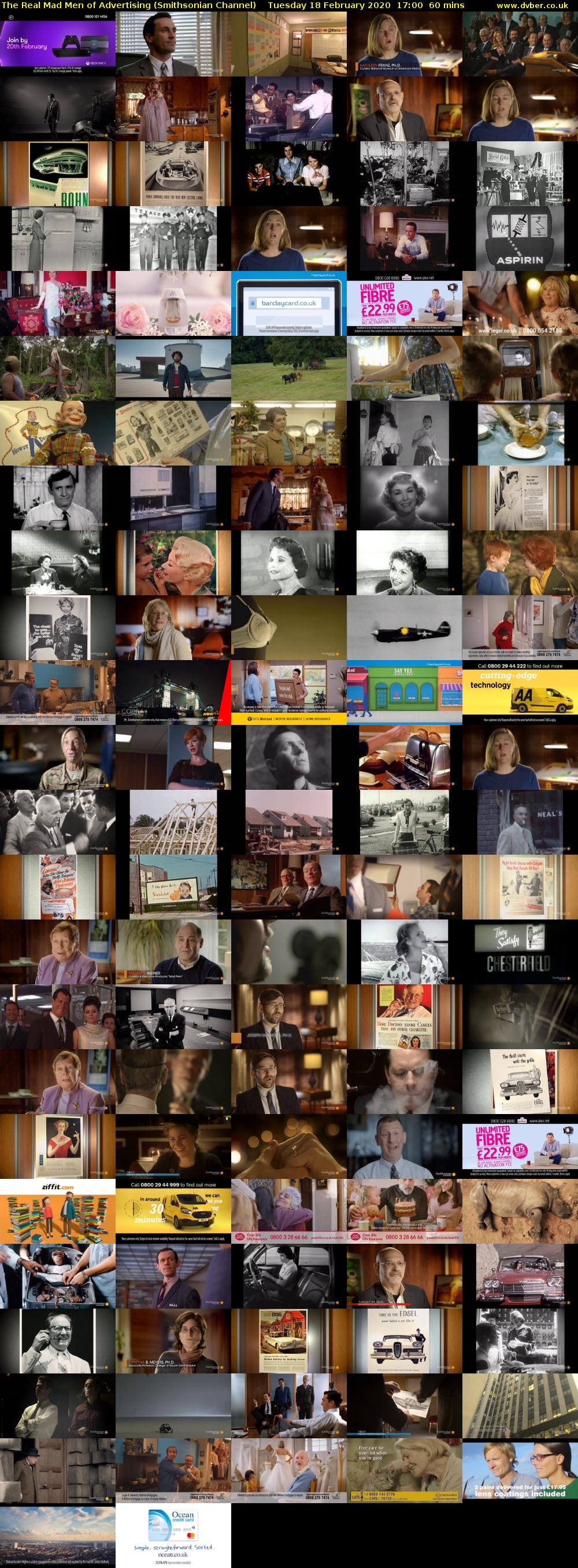 The Real Mad Men of Advertising (Smithsonian Channel) Tuesday 18 February 2020 17:00 - 18:00