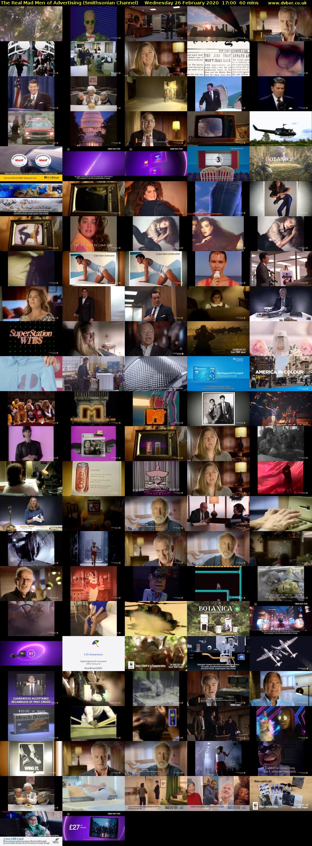 The Real Mad Men of Advertising (Smithsonian Channel) Wednesday 26 February 2020 17:00 - 18:00