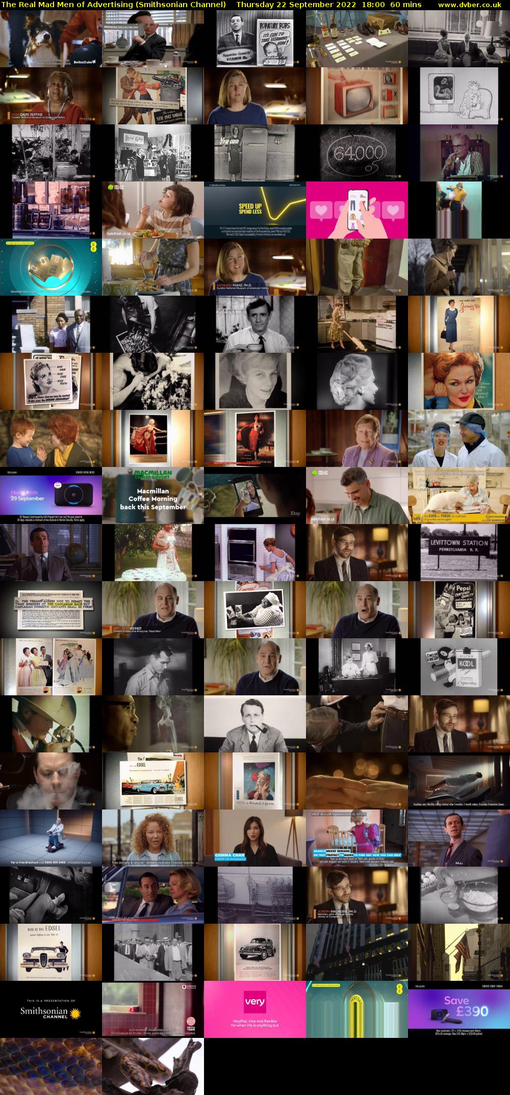 The Real Mad Men of Advertising (Smithsonian Channel) Thursday 22 September 2022 18:00 - 19:00