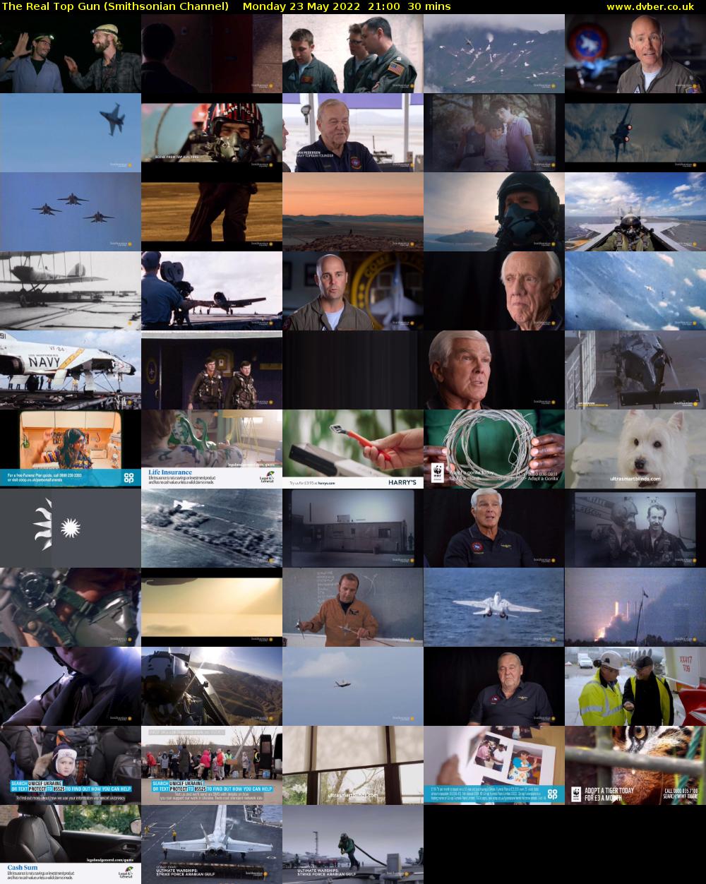 The Real Top Gun (Smithsonian Channel) Monday 23 May 2022 21:00 - 21:30