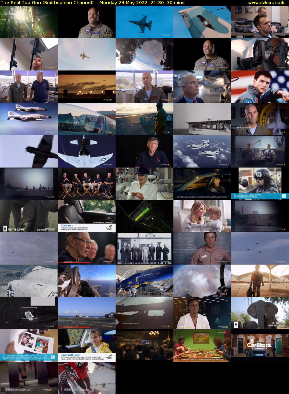 The Real Top Gun (Smithsonian Channel) Monday 23 May 2022 21:30 - 22:00