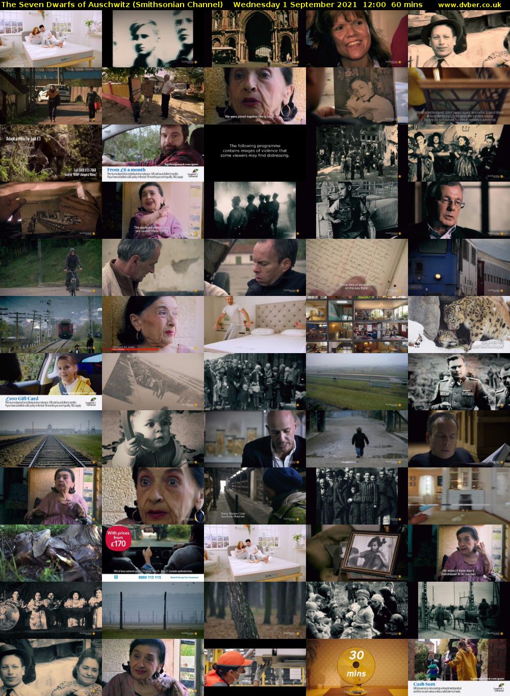 The Seven Dwarfs of Auschwitz (Smithsonian Channel) Wednesday 1 September 2021 13:00 - 14:00