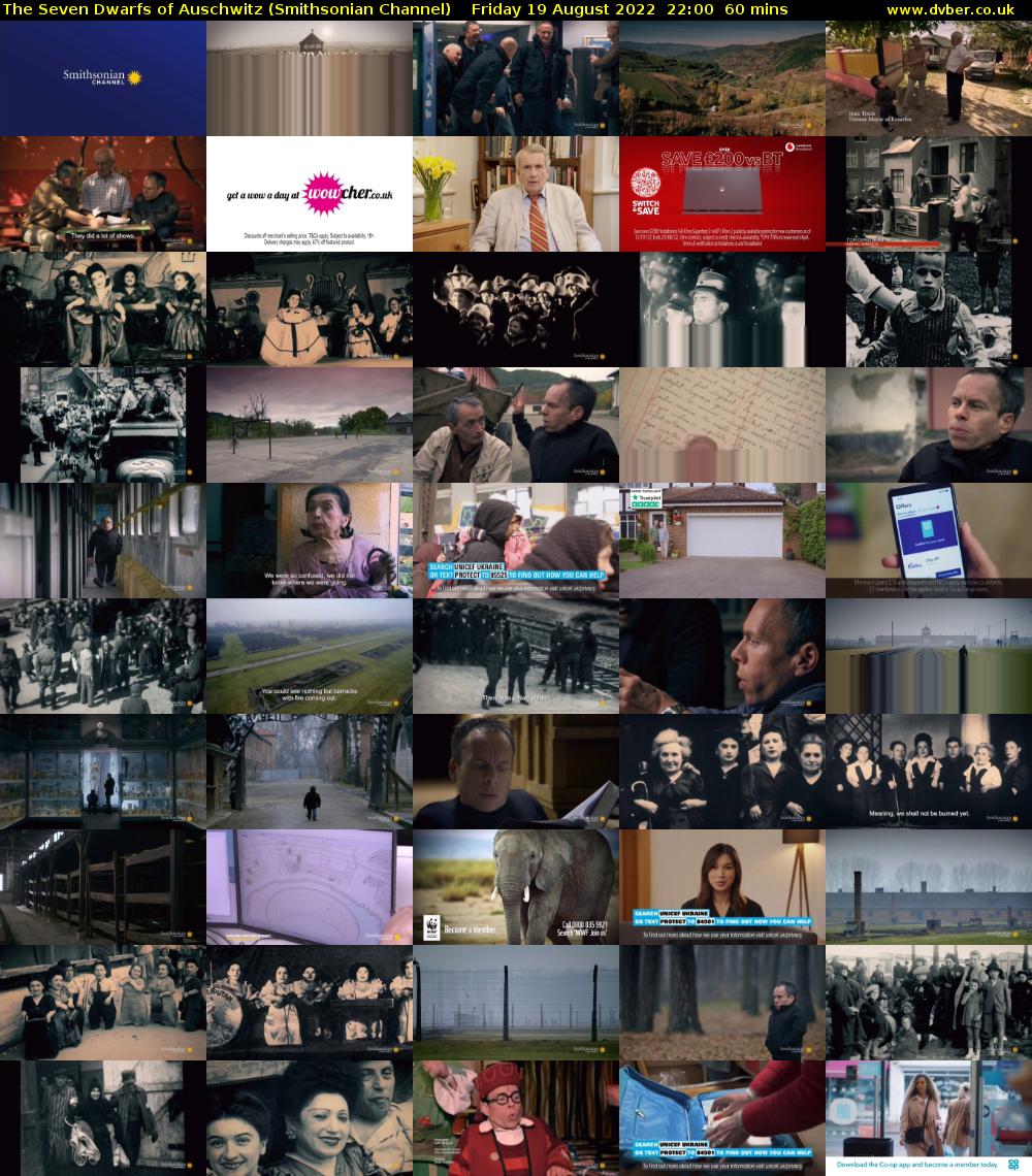 The Seven Dwarfs of Auschwitz (Smithsonian Channel) Friday 19 August 2022 22:00 - 23:00