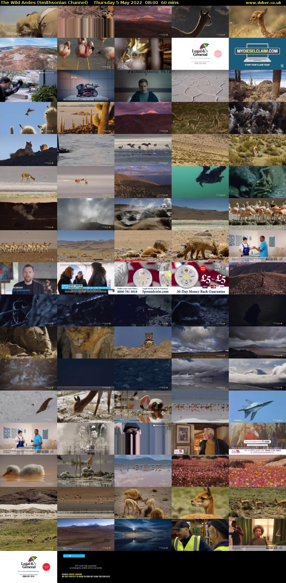 The Wild Andes (Smithsonian Channel) Thursday 5 May 2022 08:00 - 09:00