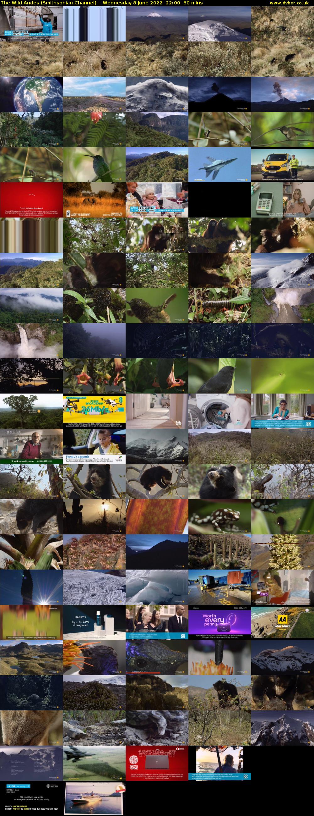 The Wild Andes (Smithsonian Channel) Wednesday 8 June 2022 22:00 - 23:00