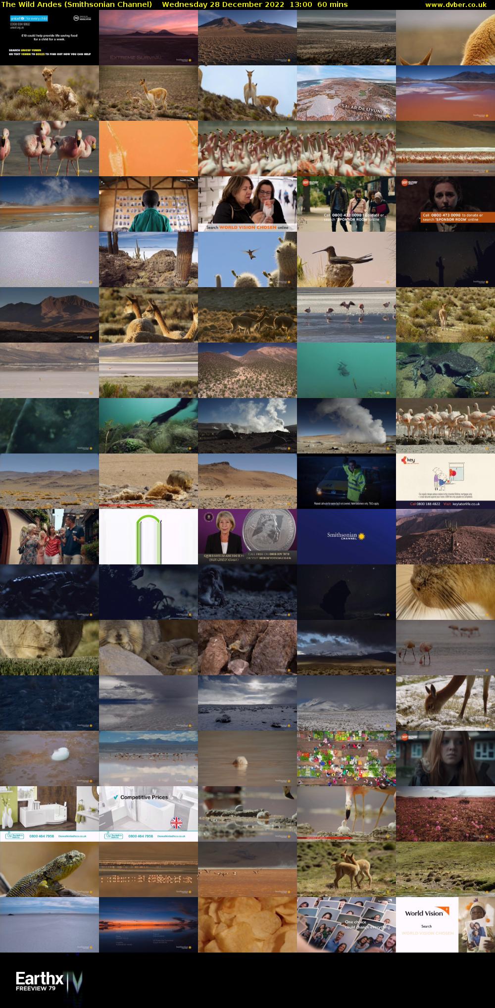 The Wild Andes (Smithsonian Channel) Wednesday 28 December 2022 13:00 - 14:00