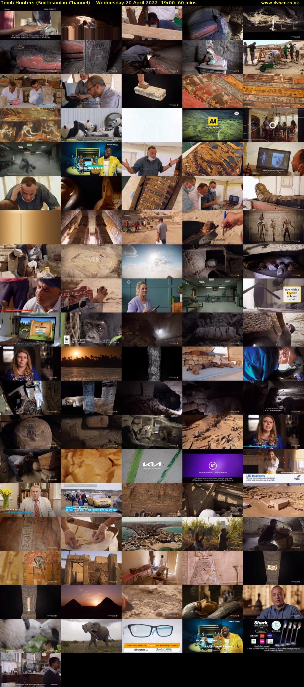 Tomb Hunters (Smithsonian Channel) Wednesday 20 April 2022 19:00 - 20:00
