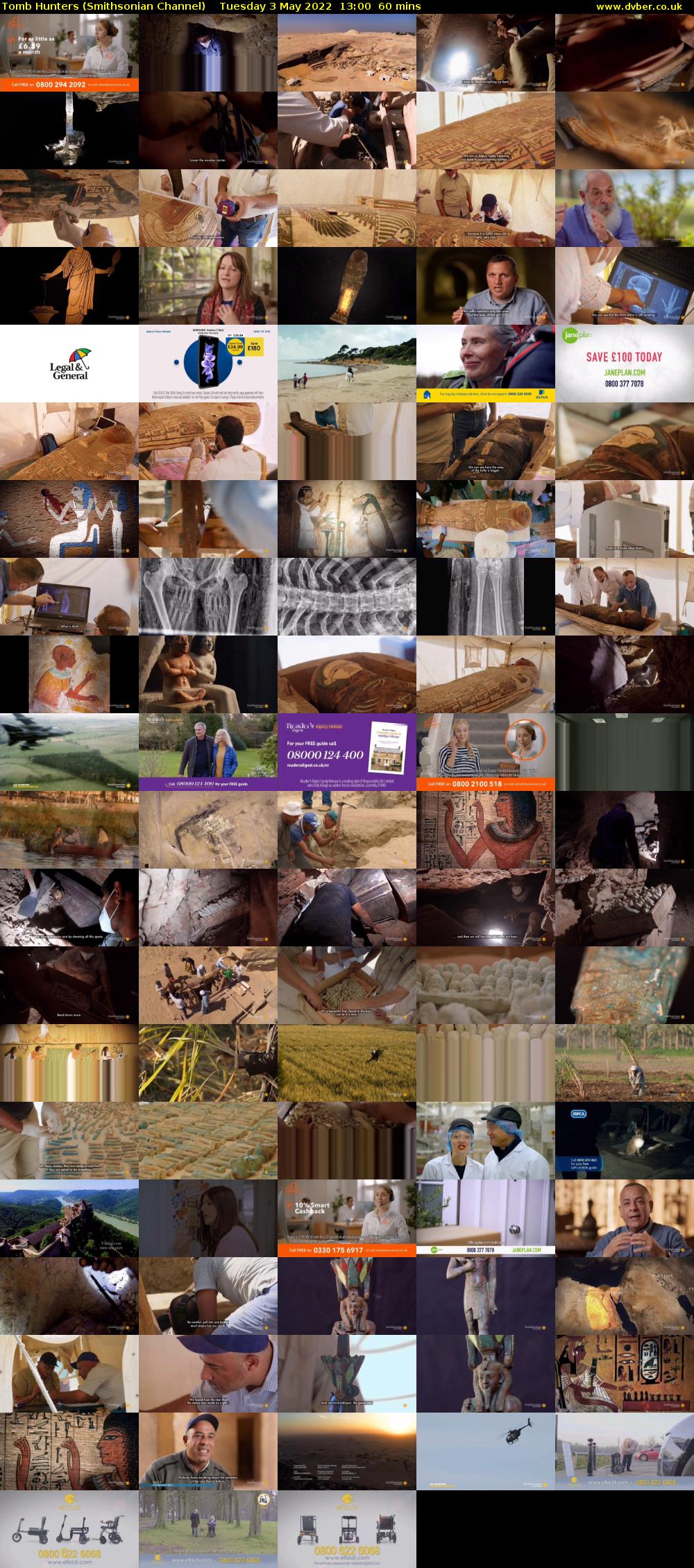 Tomb Hunters (Smithsonian Channel) Tuesday 3 May 2022 13:00 - 14:00